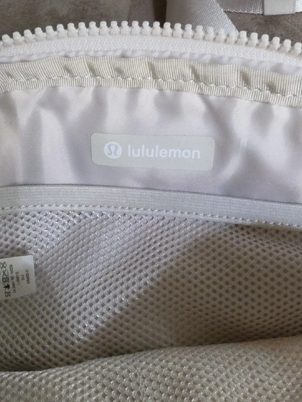 lululemon athletica White Crossbody Belt Bag